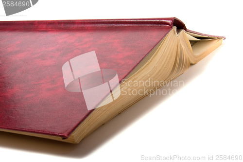 Image of open book isolated on white background