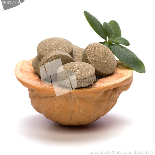 Image of herbal pills