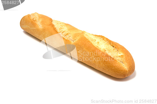 Image of baguette isolated on white