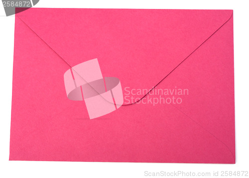 Image of envelope isolated on the white background