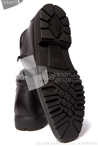 Image of Male shoes isolated in white background