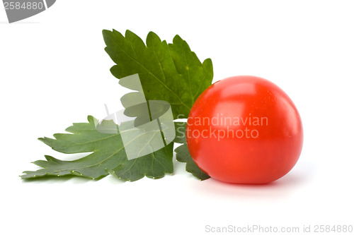 Image of Cherry tomato isolated on white background