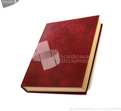 Image of single book isolated on white