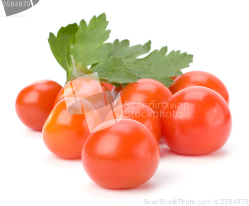 Image of Cherry tomato isolated on white background