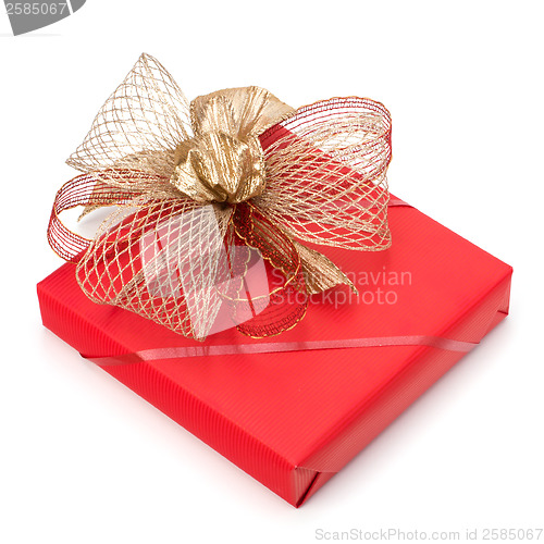 Image of Luxurious gift isolated on white background 