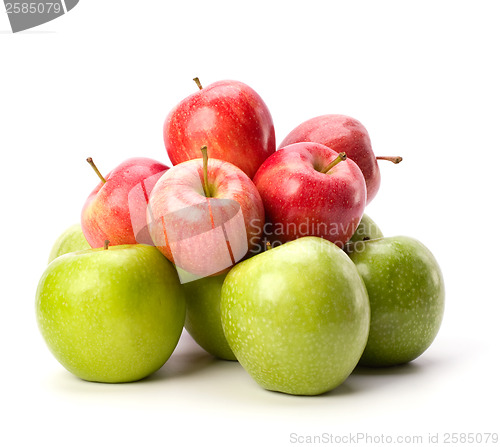 Image of apples isolated on white background