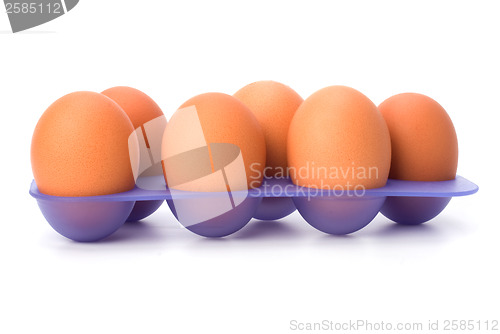 Image of eggs isolated on white background