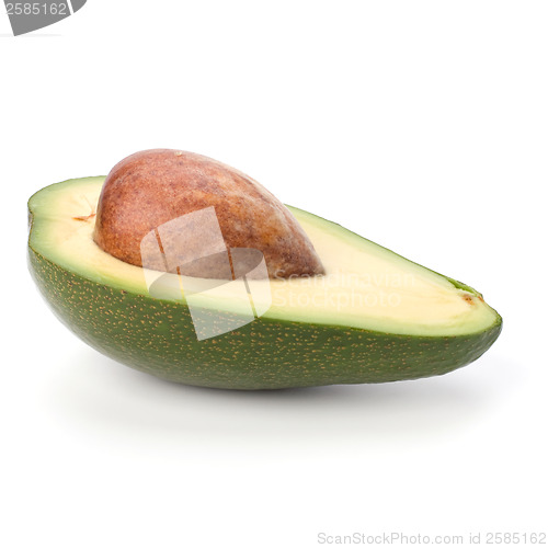 Image of avocado isolated on white background