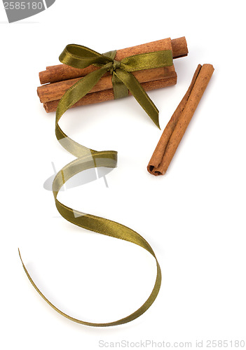 Image of Festive wrapped cinnamon sticks 