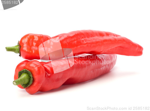 Image of sweet pepper isolated on white background 