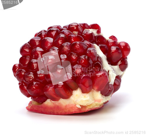 Image of pomegranate isolated on white background