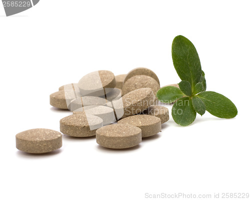 Image of herbal pills