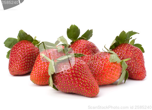 Image of Strawberries isolated on white background