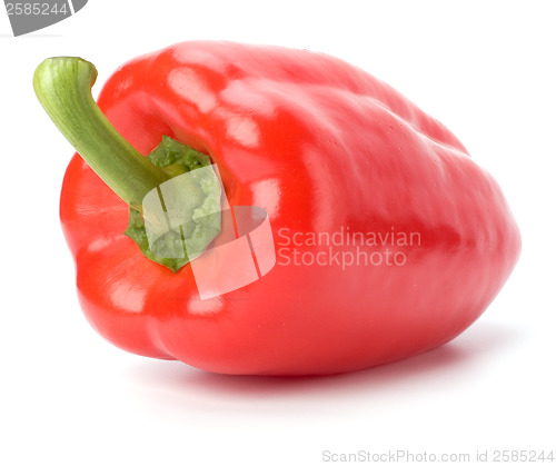 Image of sweet pepper isolated on white background 