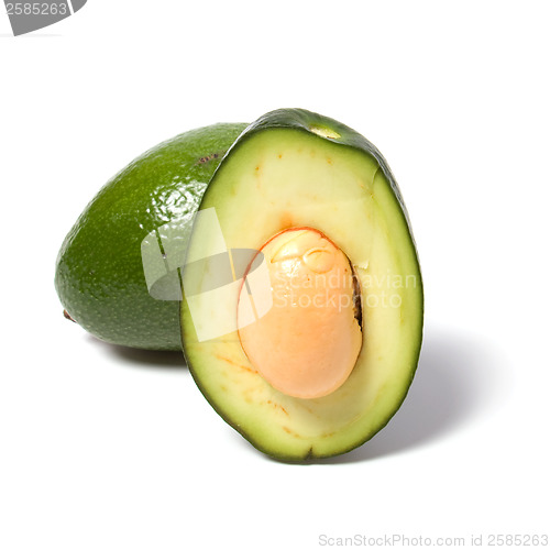 Image of avocado isolated on white background 