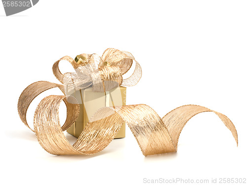 Image of Luxurious gift isolated on white background 