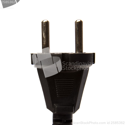 Image of Electric plug isolated on the white background