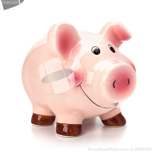 Image of Lucky piggy bank isolated on white background