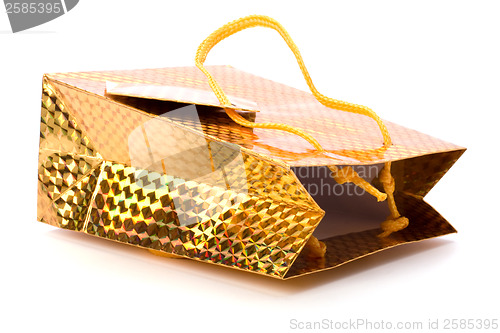 Image of gift bag isolated on white background