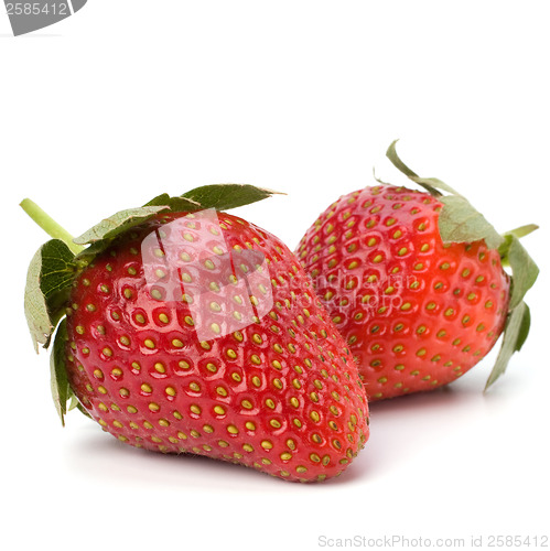 Image of Strawberries isolated on white background