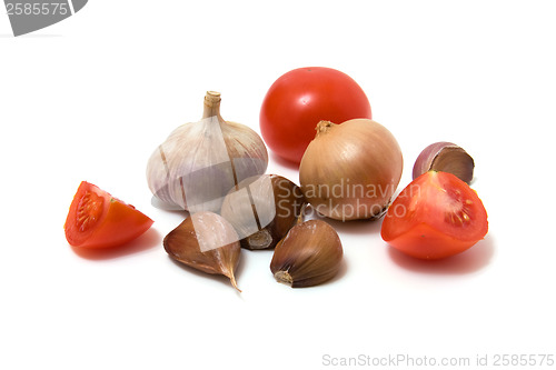 Image of vegetable isolated on white