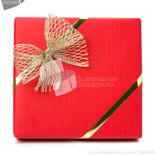 Image of Luxurious gift isolated on white background 