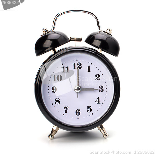 Image of Black alarm clock 