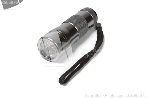 Image of pocket flashlight isolated on white background