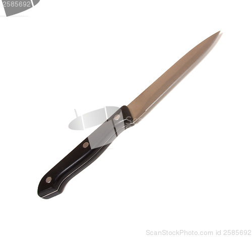 Image of kitchen knife isolated on white