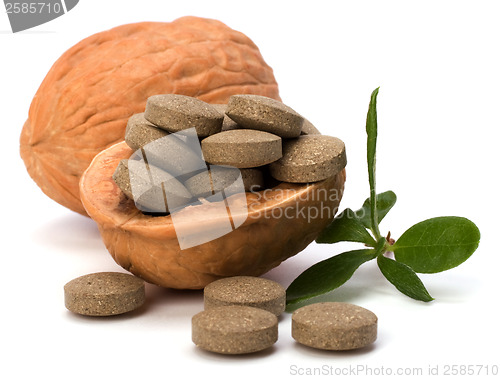 Image of herbal pills