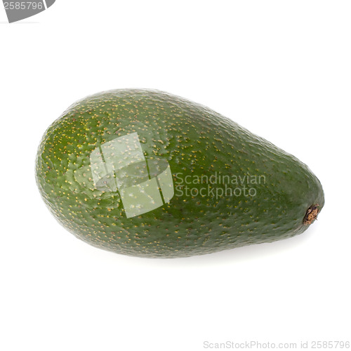 Image of avocado isolated on white background