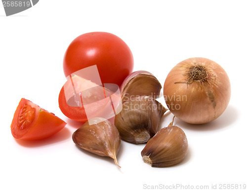 Image of vegetable isolated on white