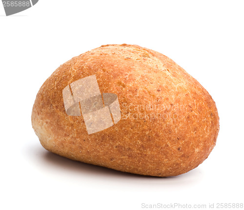 Image of fresh warm rolls isolated on white background