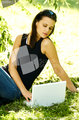 Image of Woman with laptop