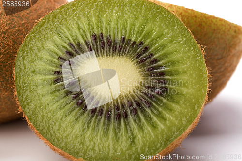 Image of kiwi fruit on white background