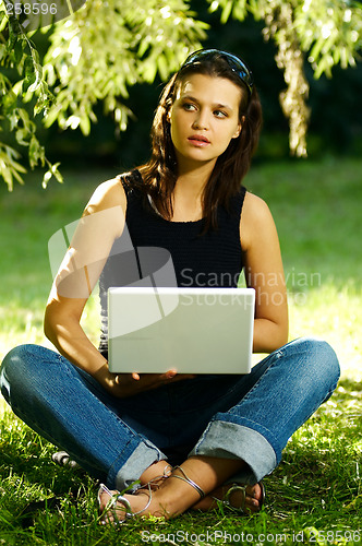 Image of Woman with laptop