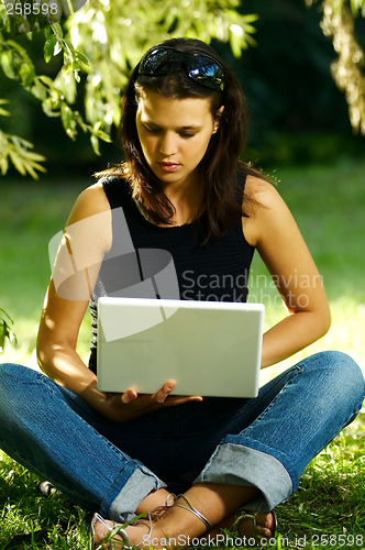 Image of Woman with laptop