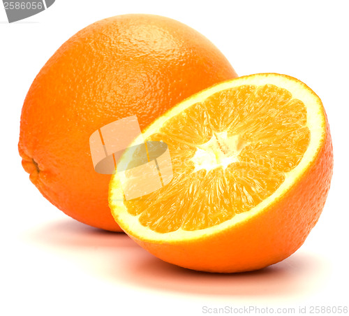 Image of orange isolated on white background