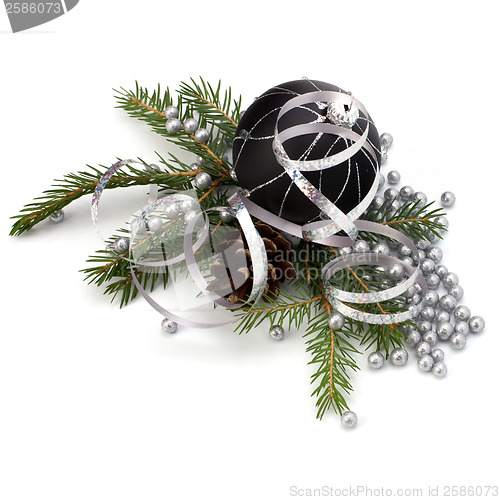 Image of 
Christmas decoration isolated on white background 
