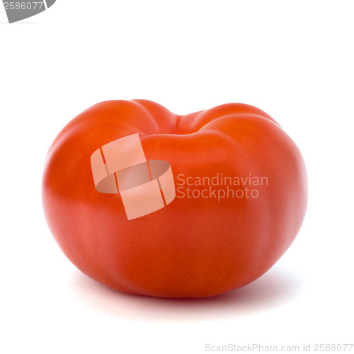 Image of tomato isolated on white background