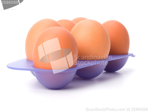 Image of eggs isolated on white background