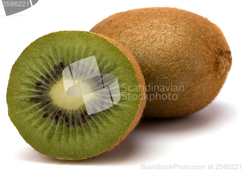 Image of kiwi fruit isolated on white background