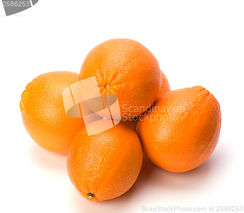 Image of orange isolated on white background