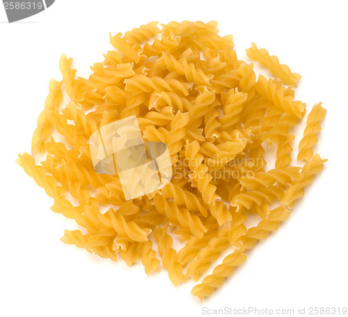 Image of Italian pasta isolated on white background 