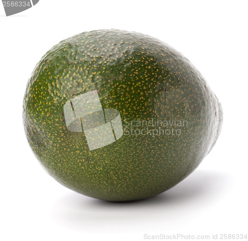 Image of avocado isolated on white background