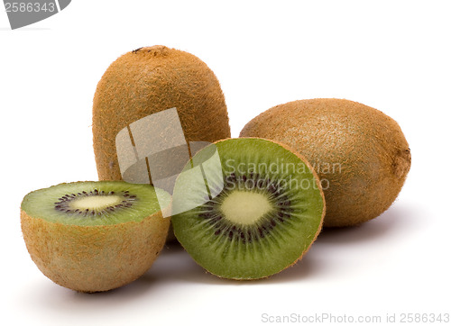 Image of kiwi fruit isolated on white background
