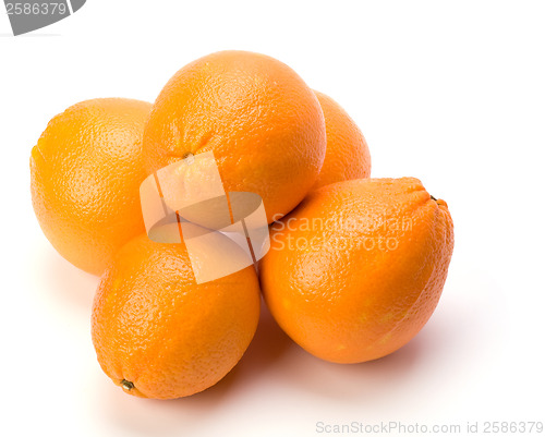 Image of orange isolated on white background