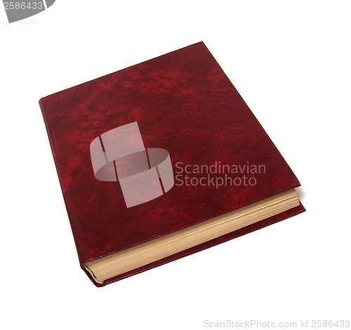 Image of single book   isolated on white