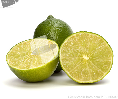 Image of laime isolated on white background