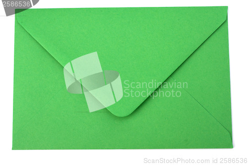 Image of envelope isolated on the white background